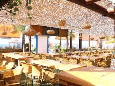 Restaurante chiringuito Lulú playa en Málaga para despedidas de soltero